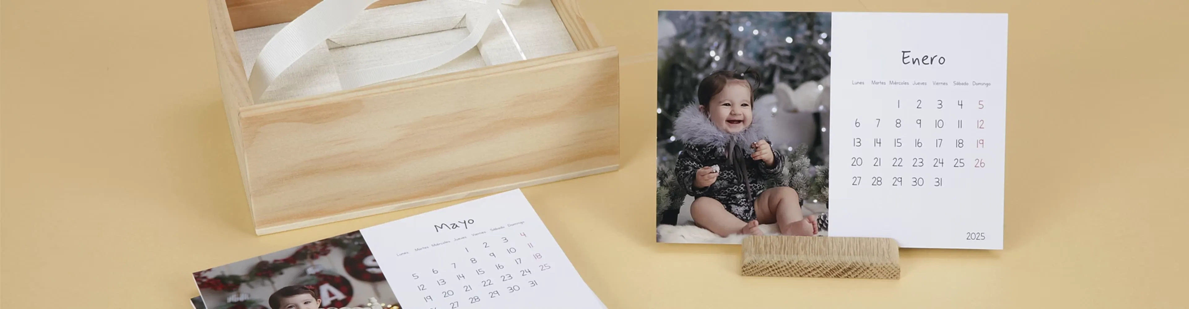 Christmas Calendar Wooden Box