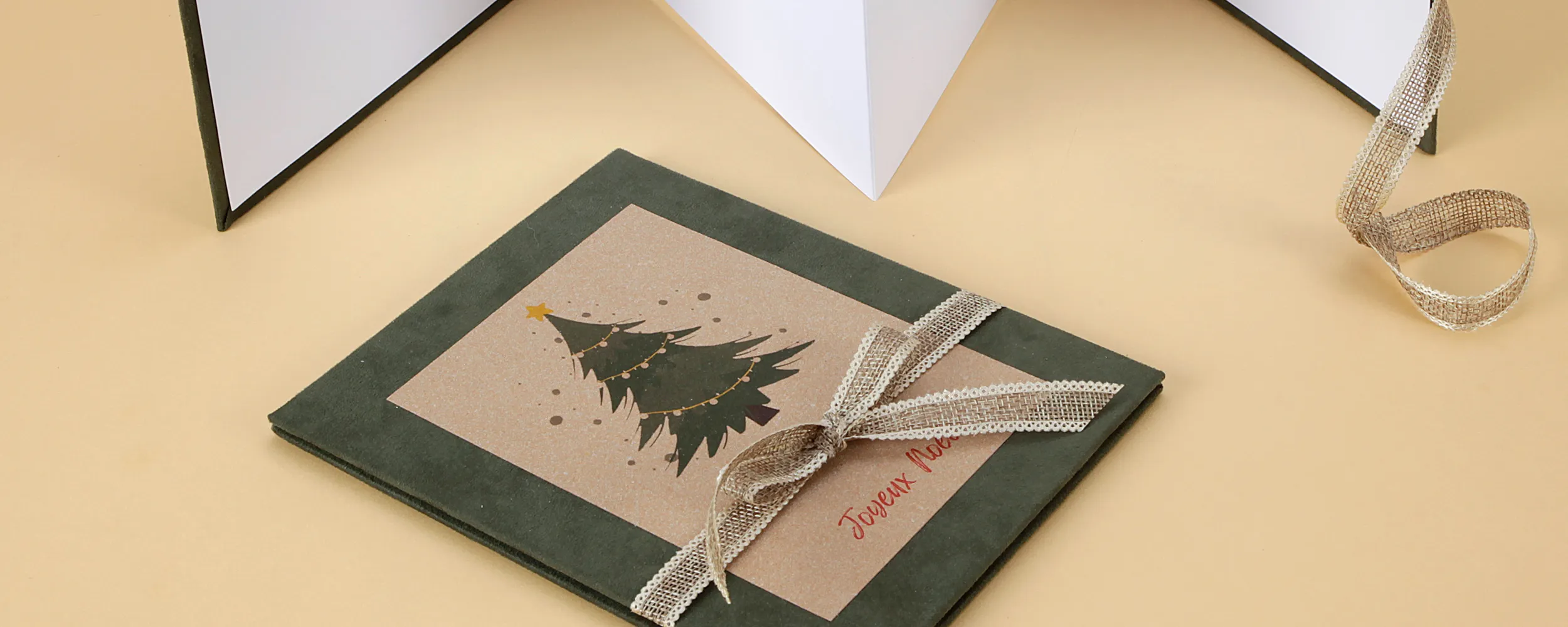 Christmas Accordion Ribbon Folio Dakar- Analogico SENZA FOTO