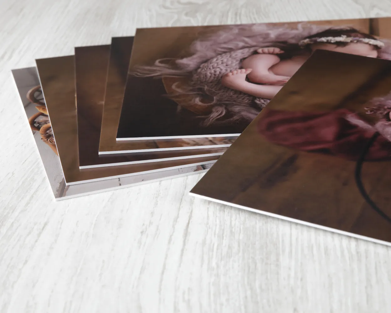 Foto sobre cartón grueso + Logo