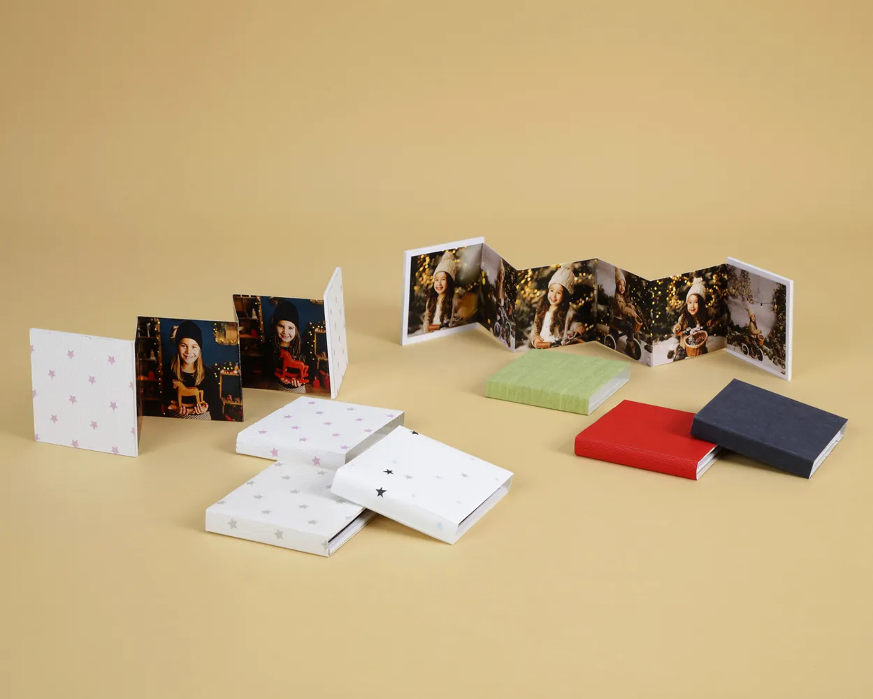 Mini acordeón 7x7 cm<br>(multiples de 2 unidades)