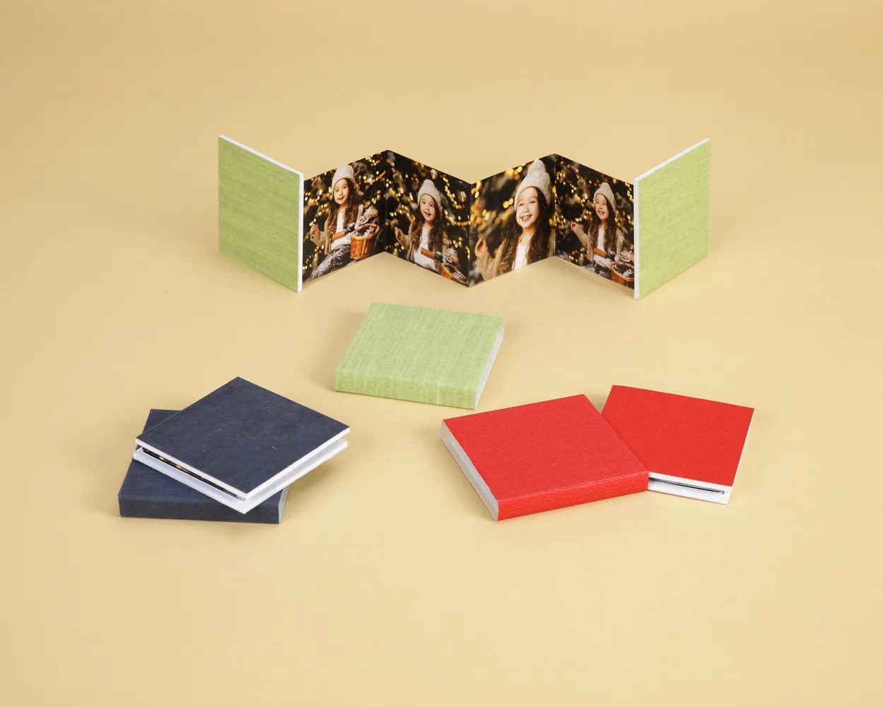 Mini acordeón 7x7 cm<br>(multiples de 2 unidades)