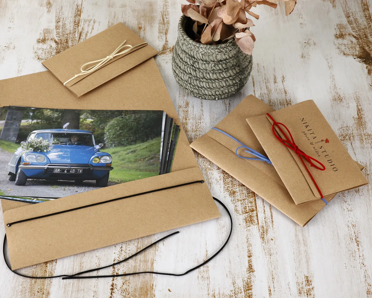 Sobres piel reciclada