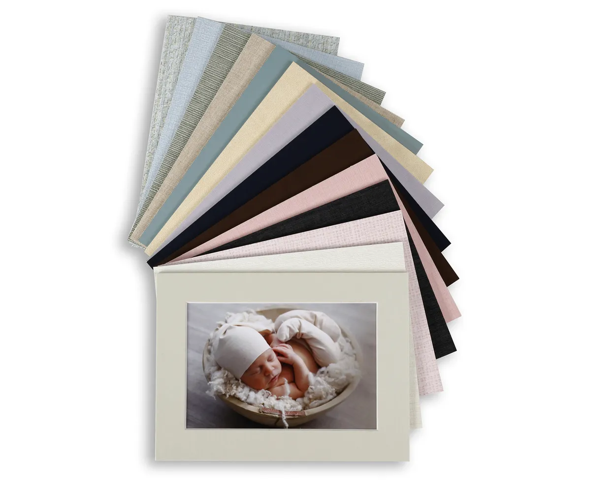 Caja de madera con tapa metacrilato y Passe Partout