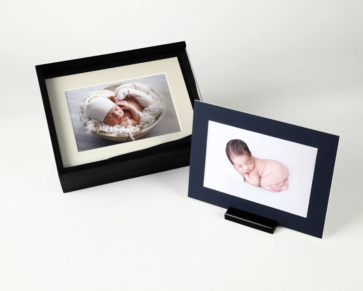 Caja de madera con tapa metacrilato y Passe Partout