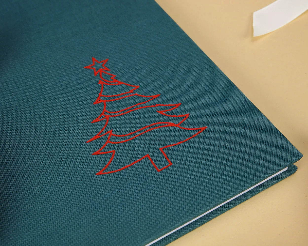 Eco Christmas Book con stamping