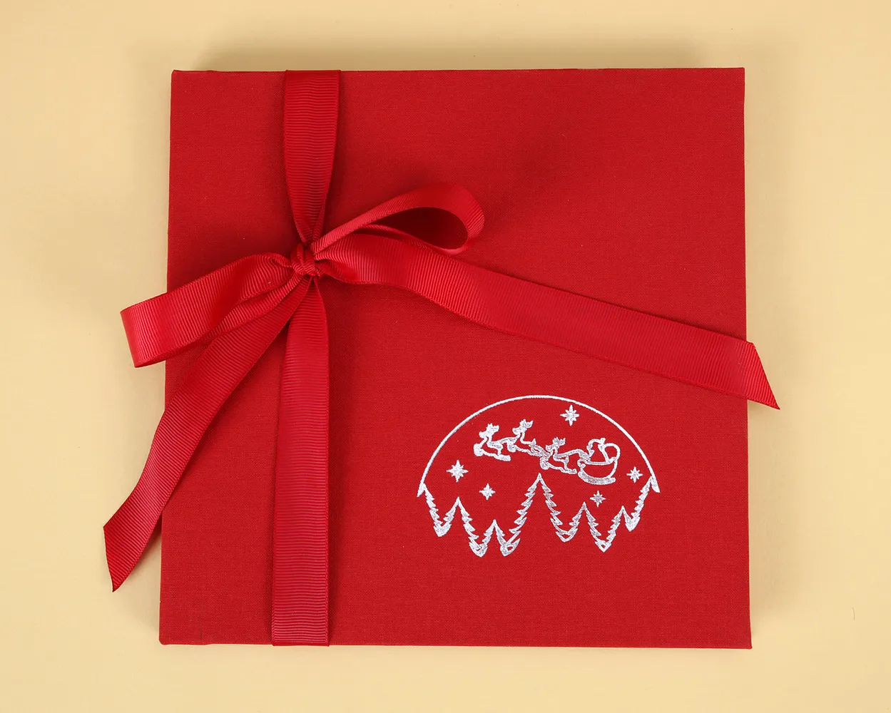 Eco Christmas Book con stamping