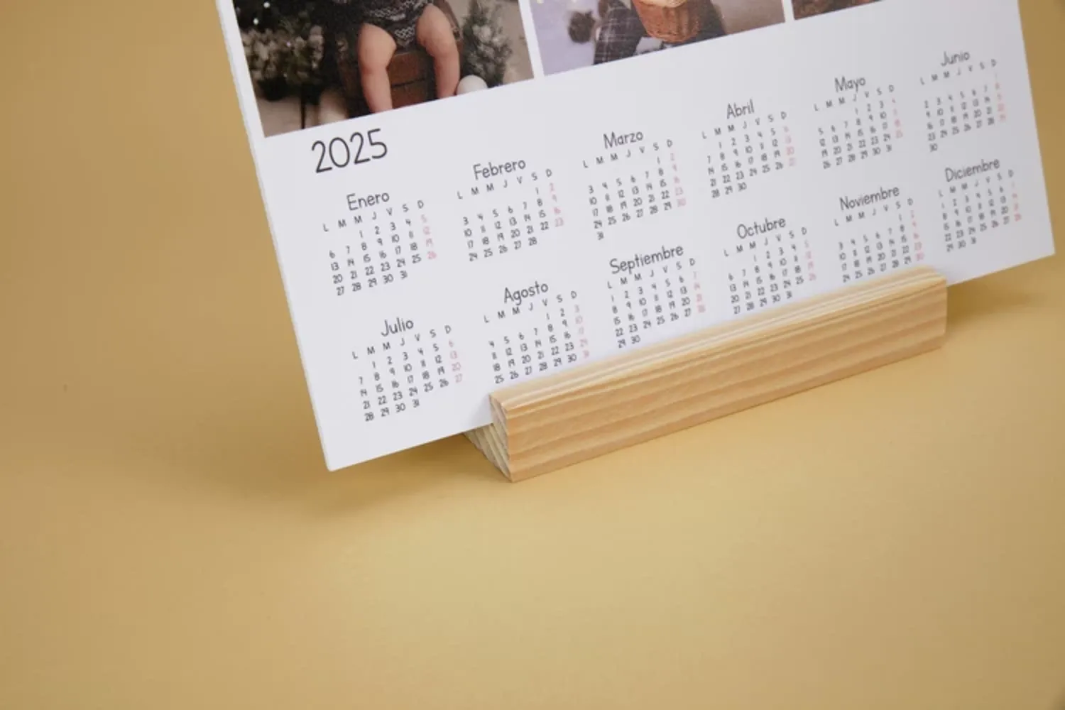 Calendario de sobre mesa Forex impreso a una cara