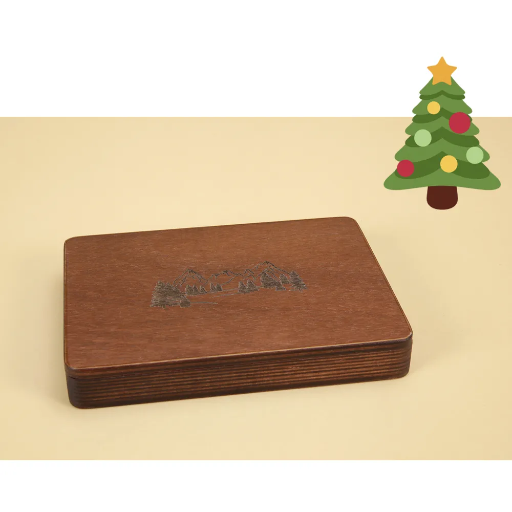 Santa  box de madera (Sin fotos)