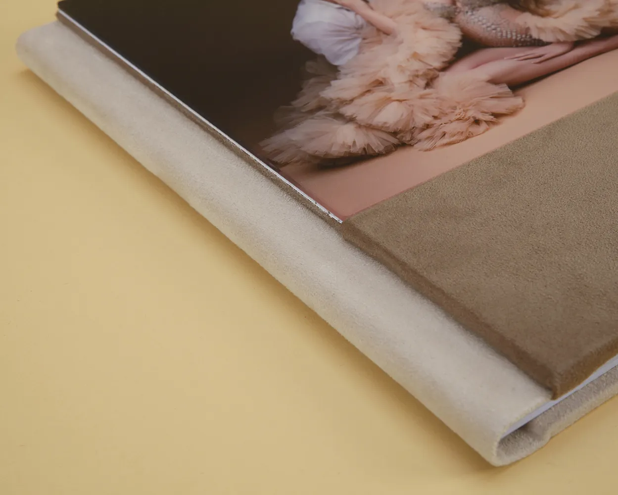 Álbum Tapa Metacrilato combinada con material