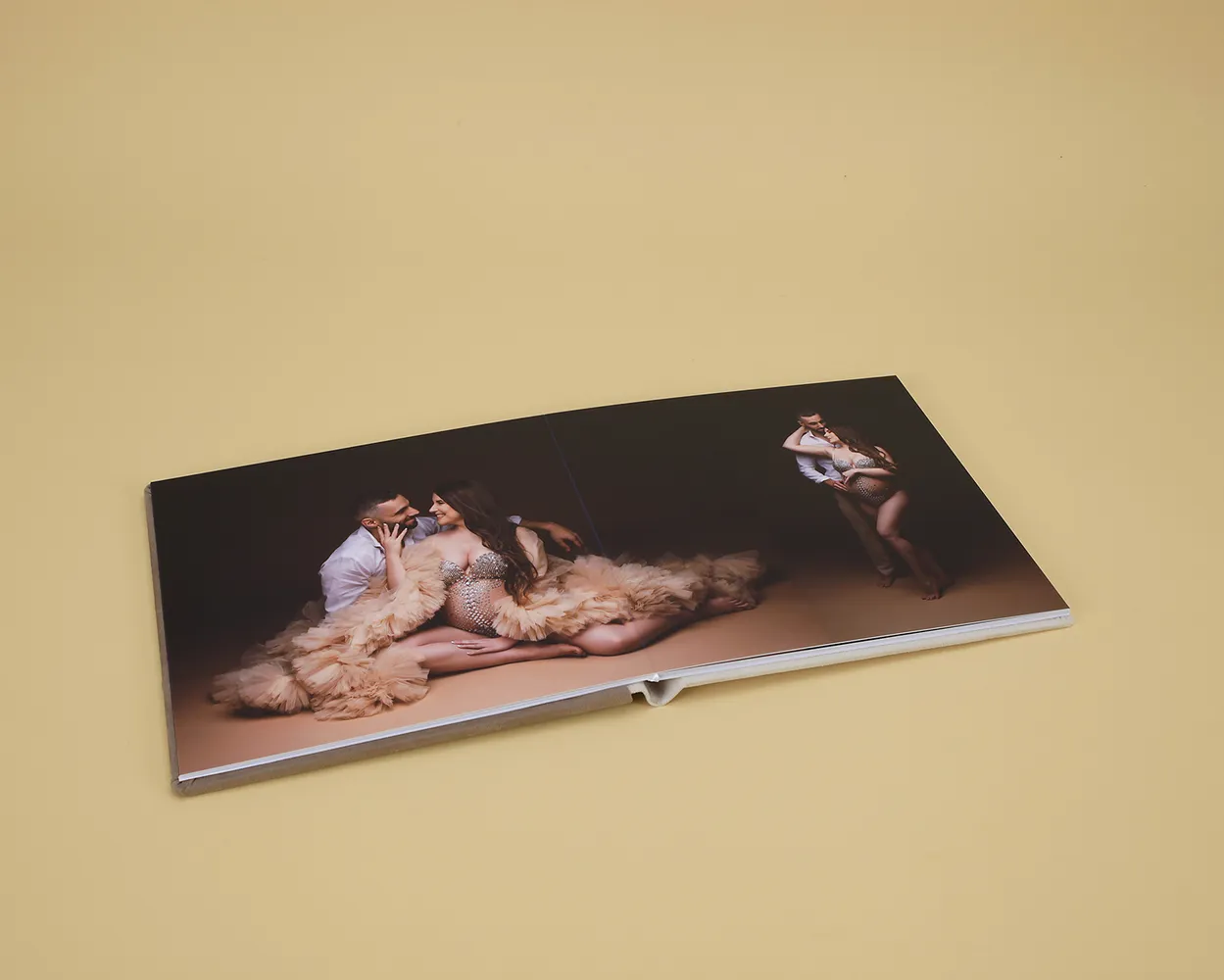 Álbum Tapa Metacrilato combinada con material