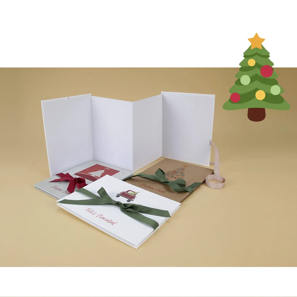 Christmas Acordeón Analogico Folio Ribbon SIN FOTOS